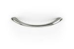 Thin Crescent - Brushed Chrome