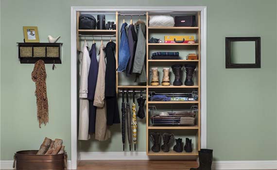 Reach In Closet Organizers Cabinets Direct We Create Lasting Products That Look Great With A Wide Range Of Accessories For More Functional Storage Proper Design Is Critical Reach In Closets