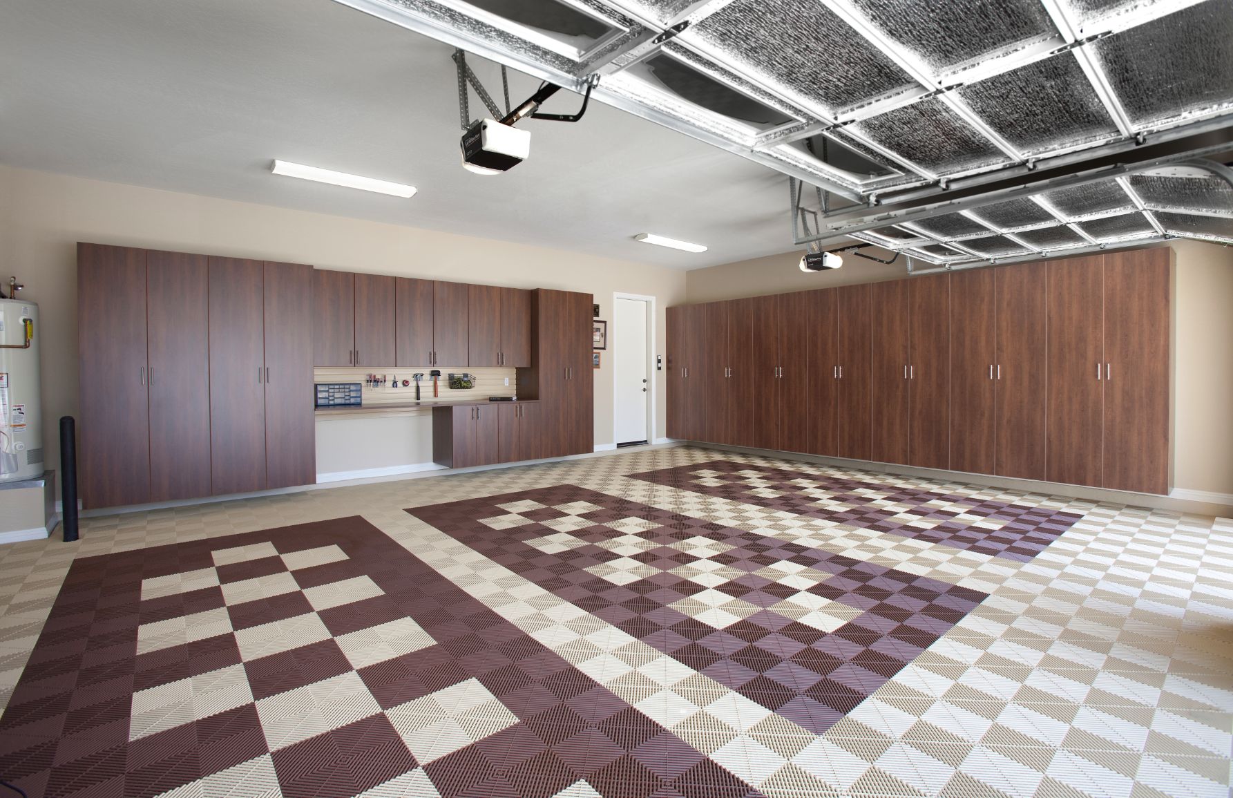 Garage Cabinets Organizers Direct Wide Angle Of Floor To Ceiling Garage Cabinets And Swiss Trax Flooring
